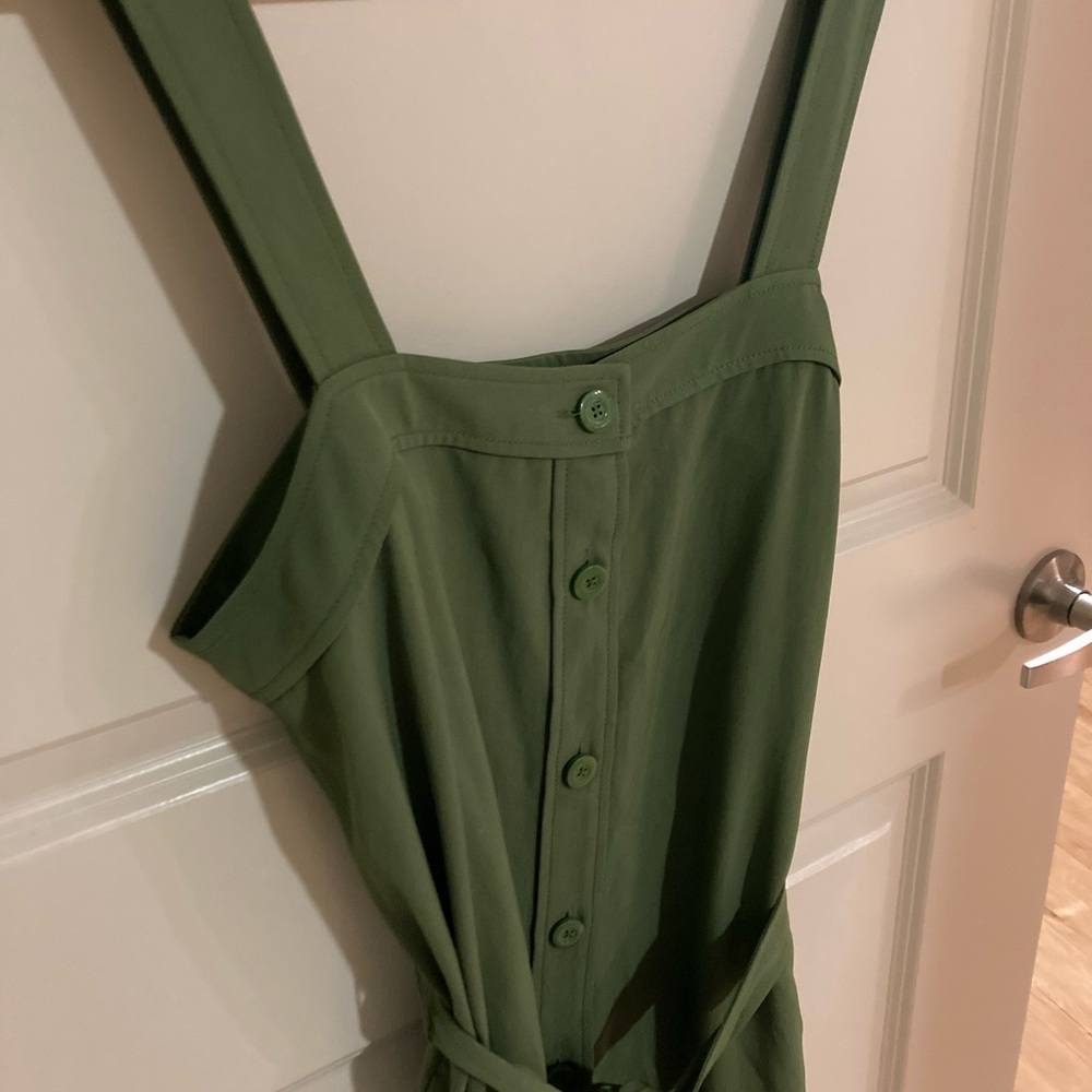 Everlane Button-Up Tank Dress with Pockets